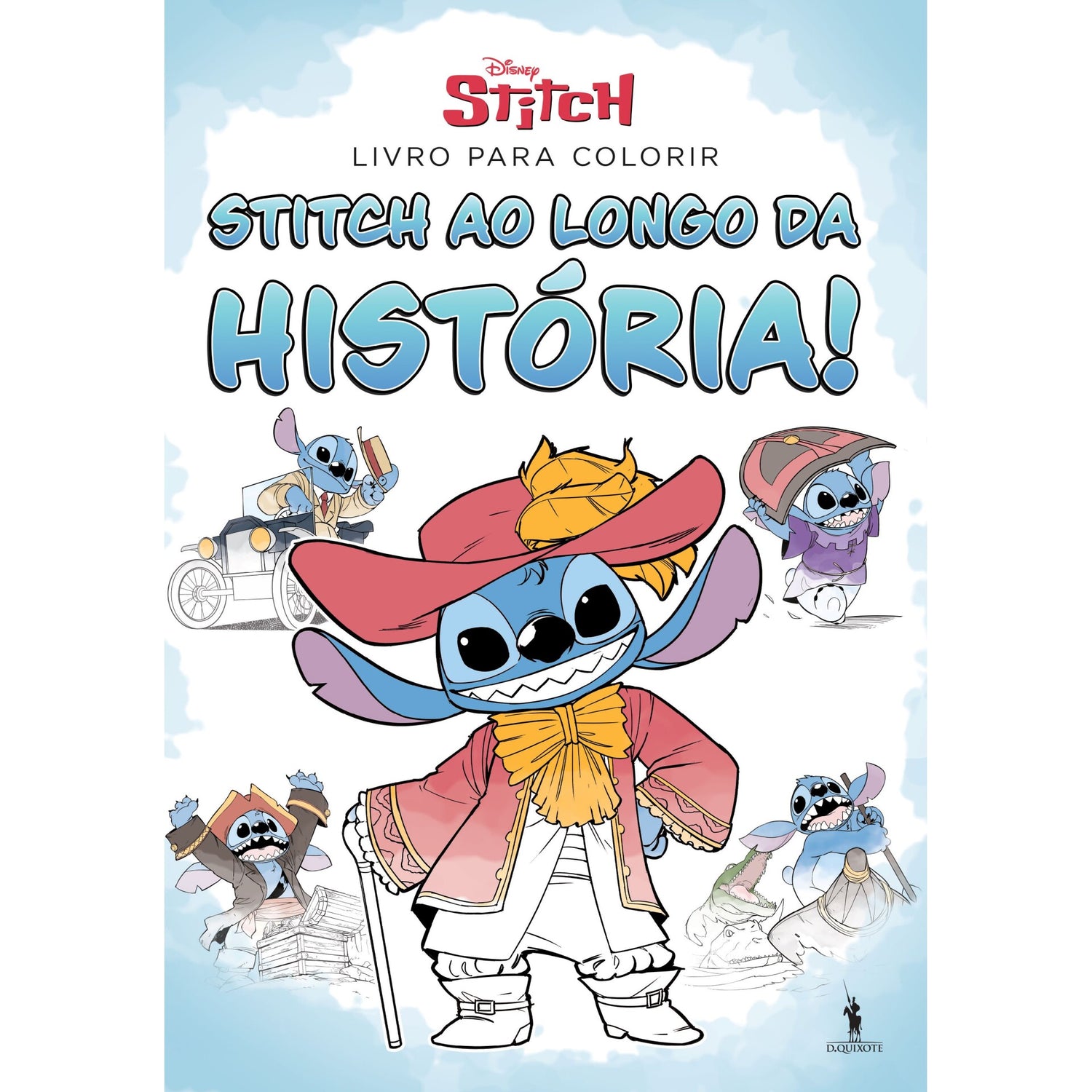Stitch Ao Longo Da História! Livro Para Colorir de Disney