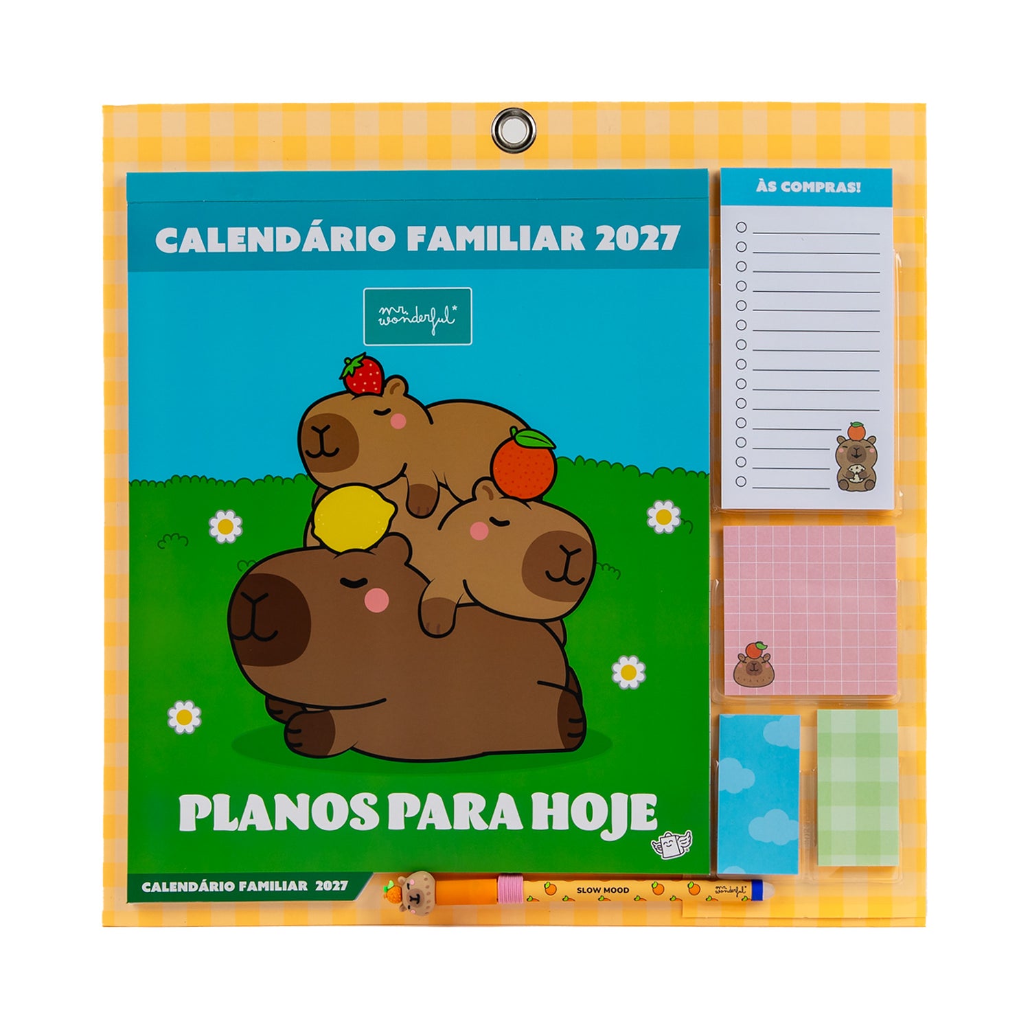 Calendário Parede 2027 30 X30 - Capivara