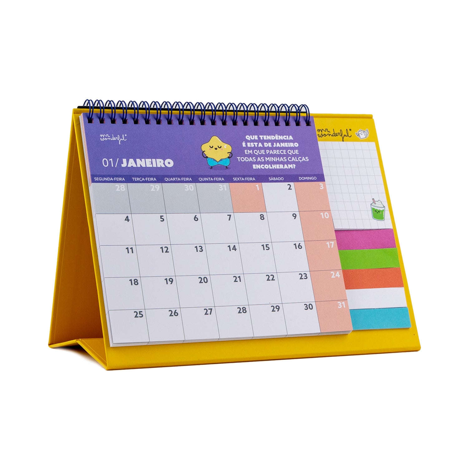 Calendário Secretária 2027 - Tudo Bom