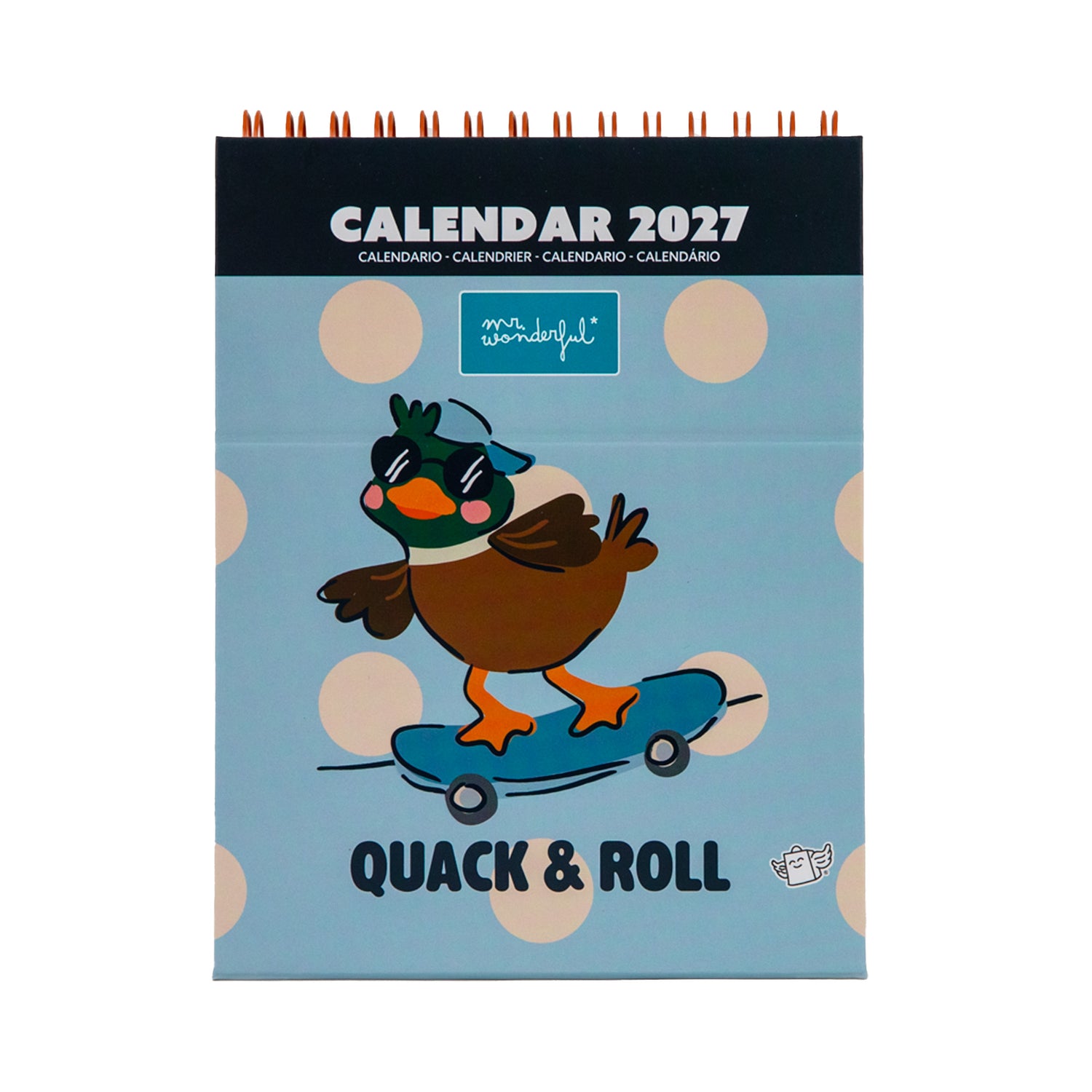 Calendário Secretária 2027 - Quack Roll