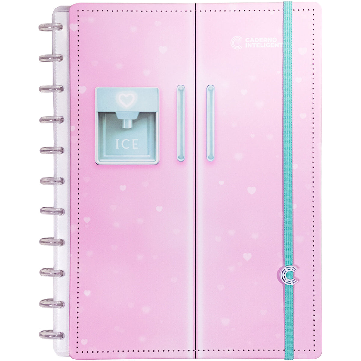 Caderno Inteligente Grande Pink Cooler