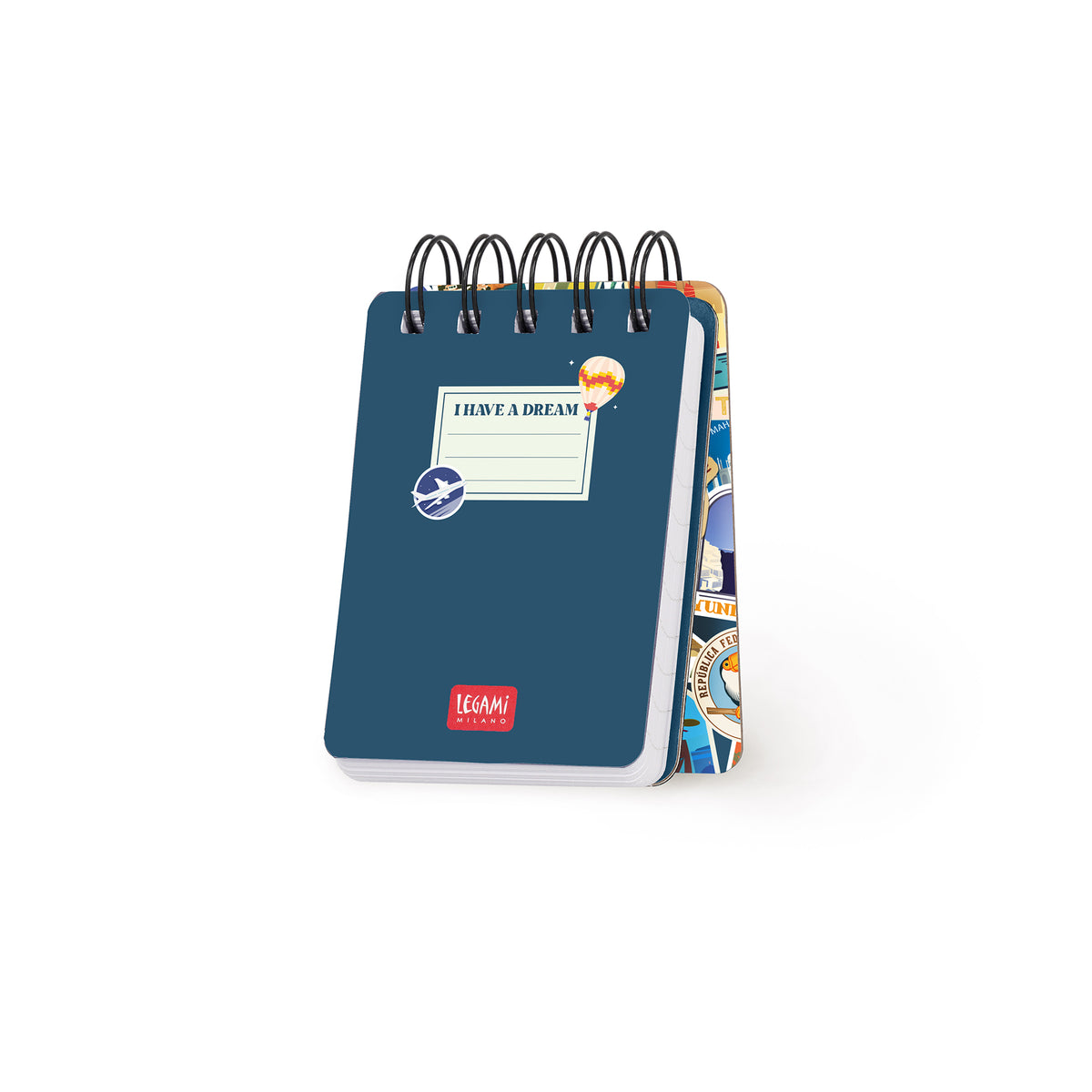 Caderno Formato A5 - Travel Stickers
