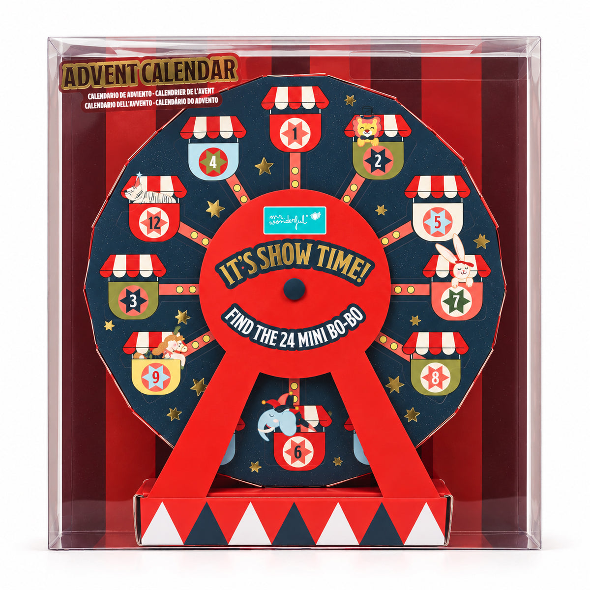 Calendário Advento 2026 - Bo-Bo Circus