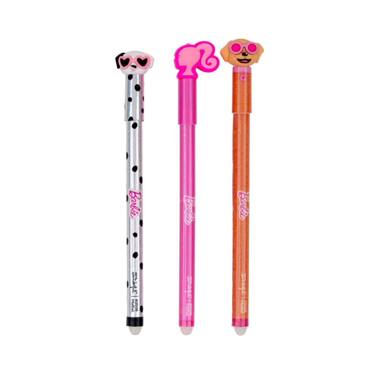 Conjunto 3 Canetas Apagar - Doggies Barbie