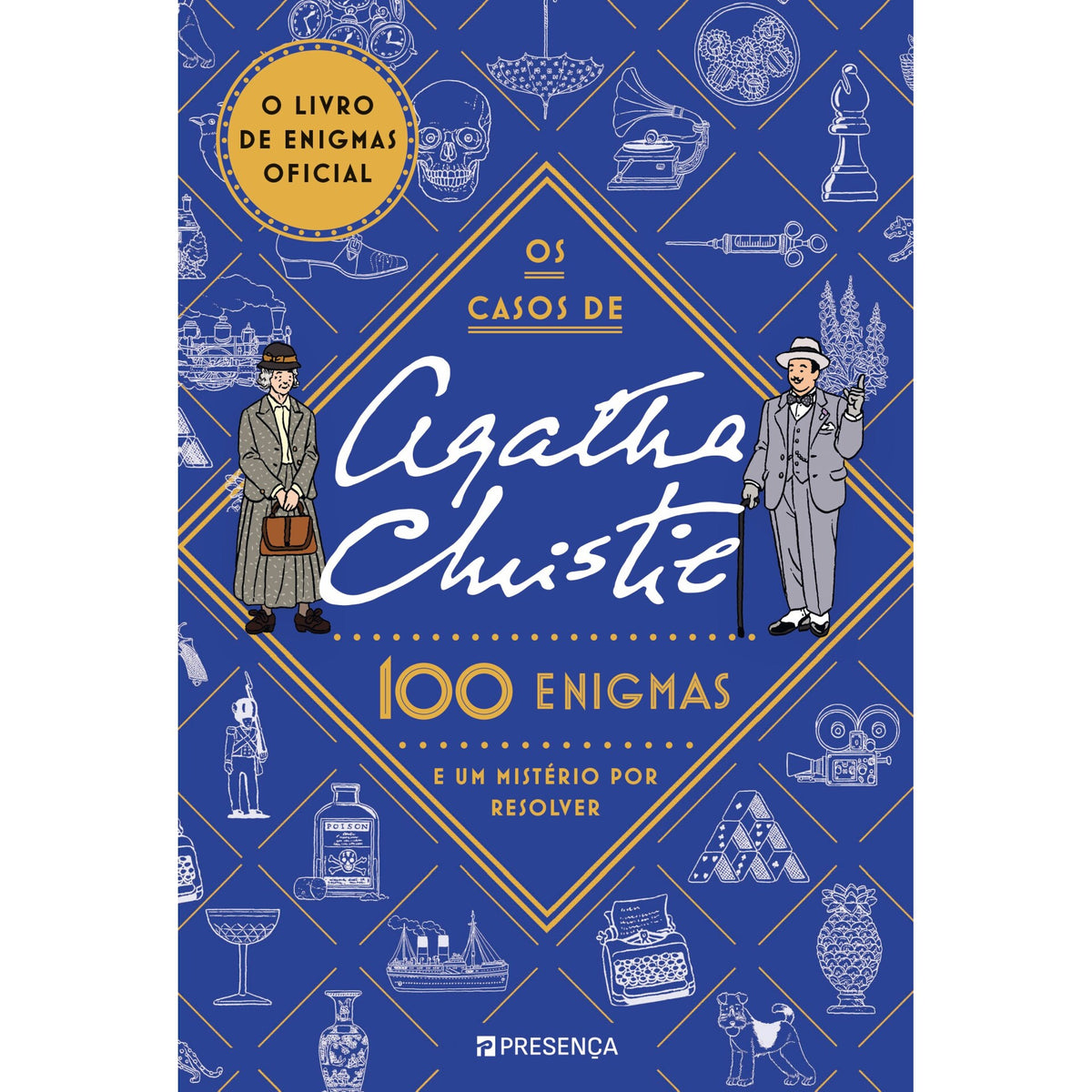 Os Casos De Agatha Christie - 100 Enigmas E Um Mistério Por Resolver de Agatha Christie Ltd.