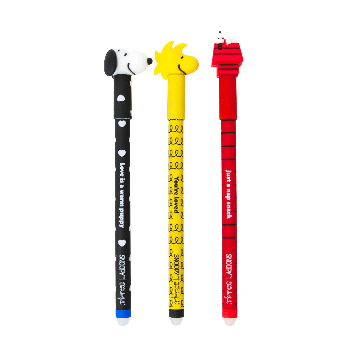 Conjunto 2 Caneta Apagar - Snoopy