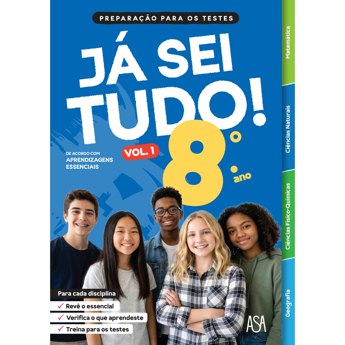 Já Sei Tudo! 8.º Ano  Volume 1 de Vários