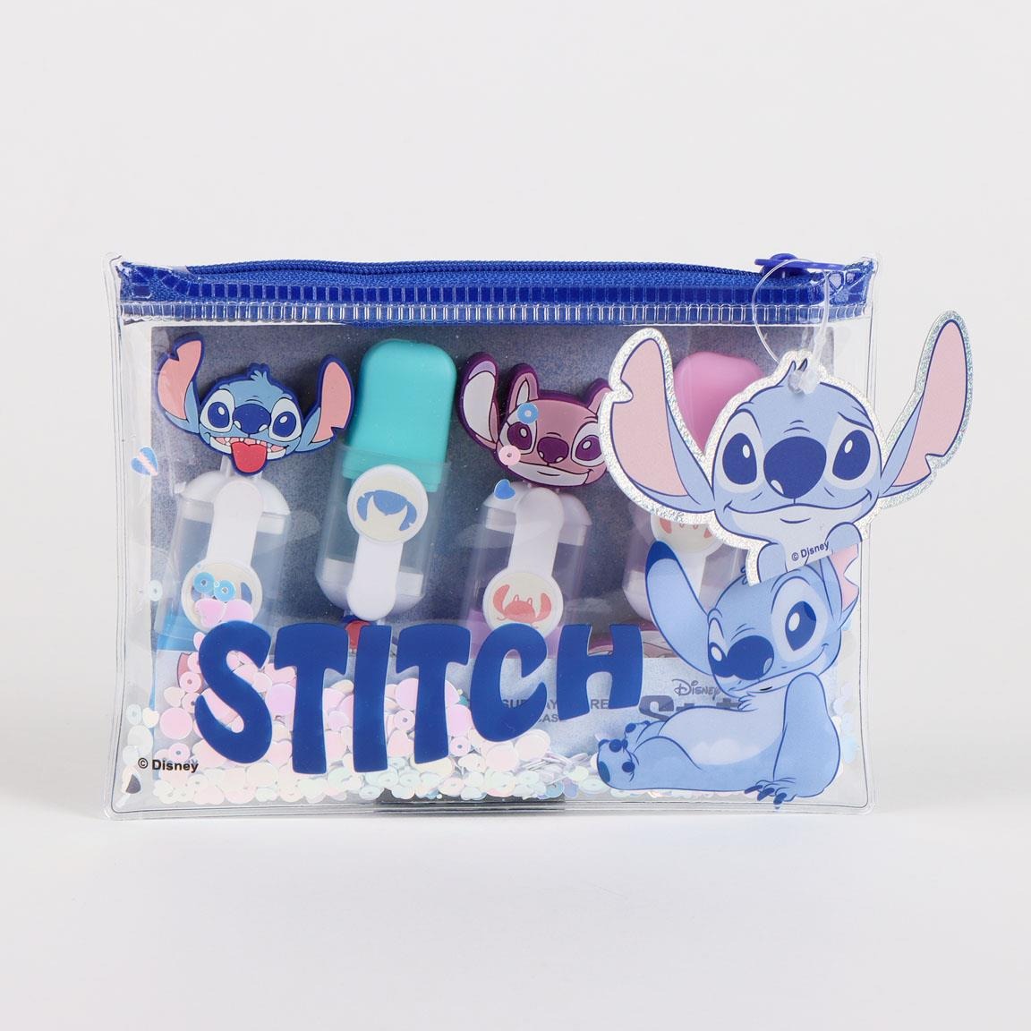 Conjunto 4 Sublinhadores - Stitch