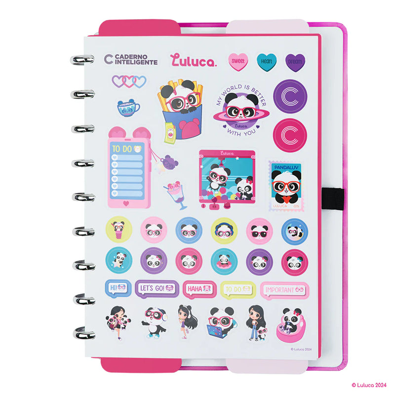 Caderno Inteligente Grande Pandalu Glow by Luluca