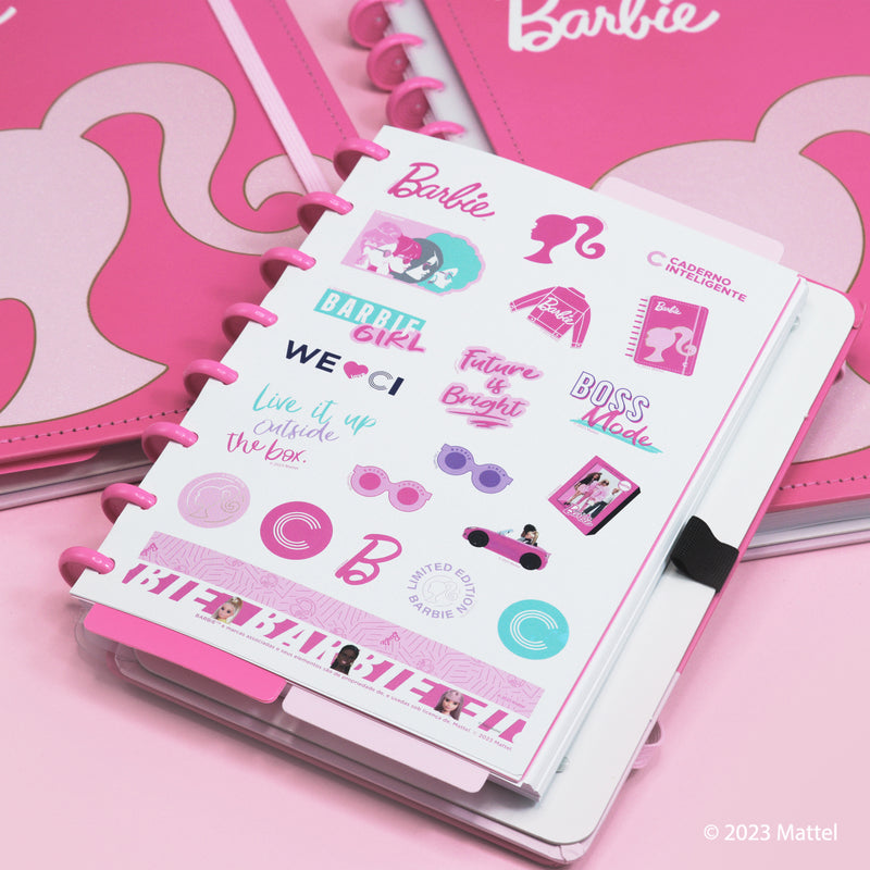 Caderno Inteligente Grande Barbie Pink