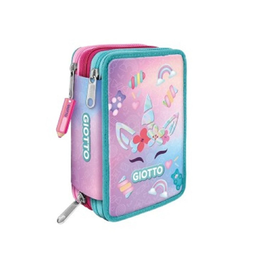 Estojo Completo 3zip Unicornio Giotto