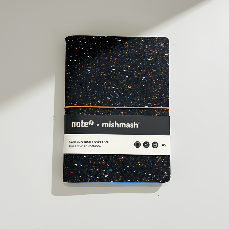 Caderno A5 Cortiça Reciclada note! x mishmash®