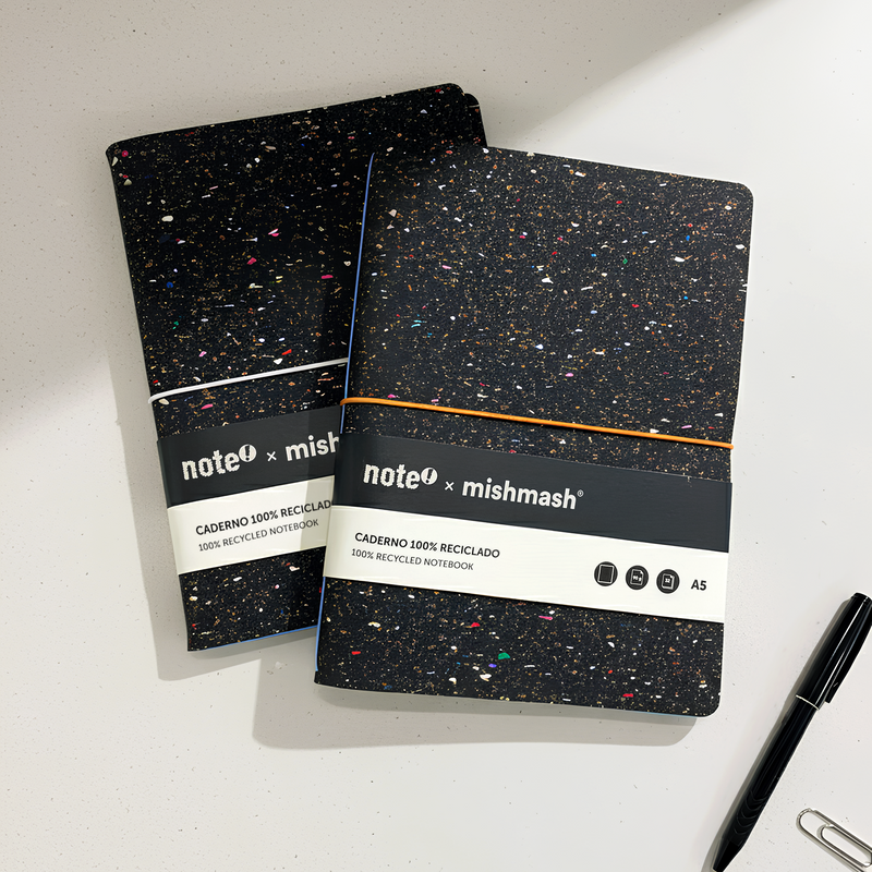 Caderno A5 Cortiça Reciclada note! x mishmash®