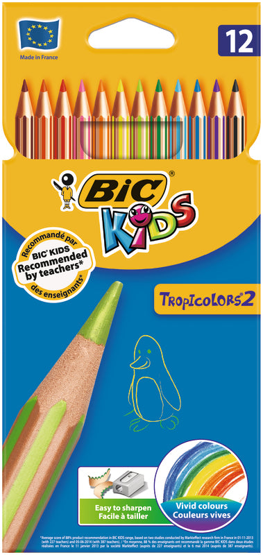 Lápis de Cor Kids Tropicolor