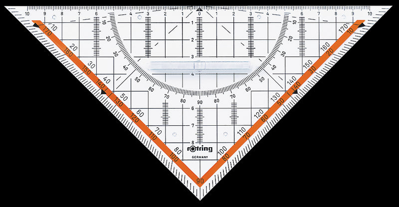 Esquadro Geométrico 60º 23cm com Pega