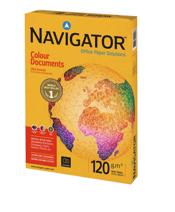 Resma Papel Impressão Navigator A4 120G 250 Folhas