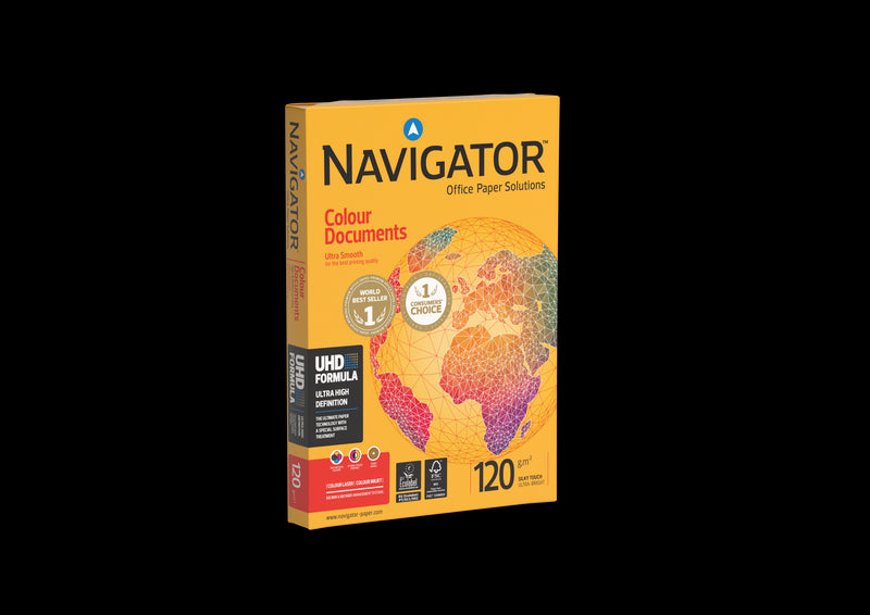 Resma Papel Impressão Navigator A4 120G 250 Folhas