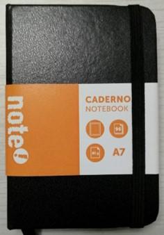 Caderno Agrafado com Elástico A7 Liso