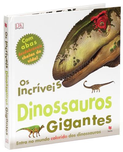 Os Incríveis Dinossauros Gigantes de Marie Greenwood - Livro com Abas Desdobráveis
