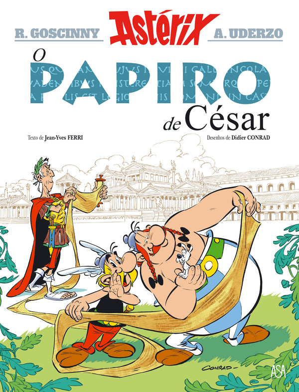 Astérix - o Papiro de César (volume 36) de Jean-Yves Ferri e Didier Conrad