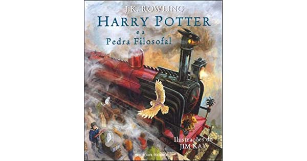 Harry Potter e a Pedra Filosofal - Edição Ilustrada  de J. K. Rowling   Nº. 1