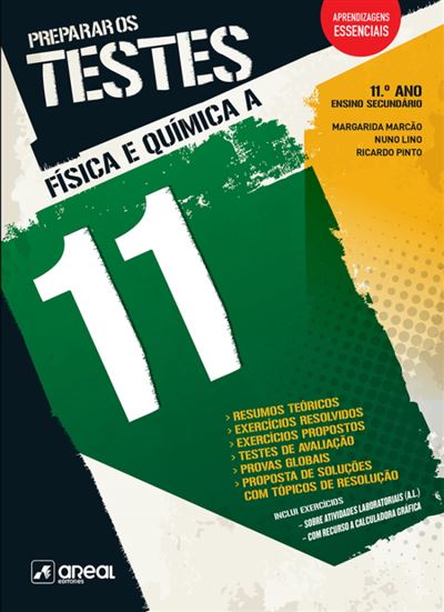 Preparar os Testes - Física e Química 11 A - 11.º Ano  de Margarida Marcão, Nuno Lino e Ricardo Pinto
