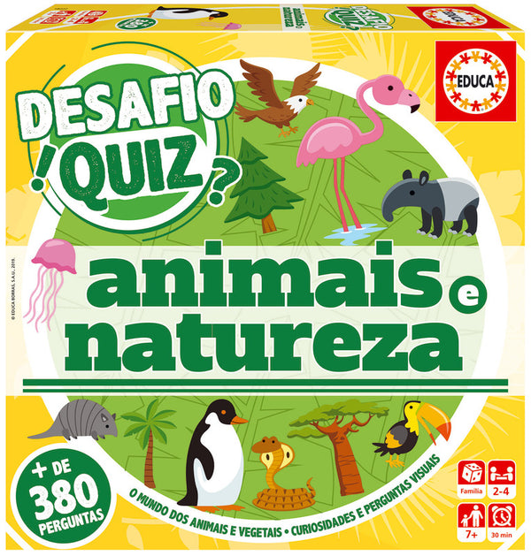 Desafio Quiz: Animais e Natureza