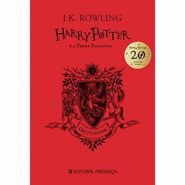 Harry Potter e a Pedra Filosofal 20 Anos - Gryffindor  de J. K. Rowling