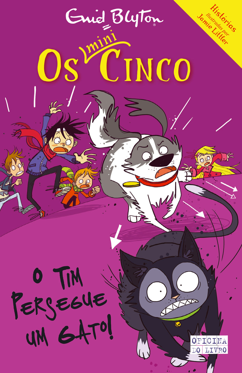 O Tim Persegue um Gato!  de Enid Blyton   Os Mini-Cinco N.º 8