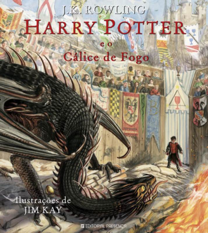 Harry Potter e o Cálice de Fogo  de J. K. Rowling   Edição Ilustrada