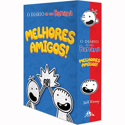 Pack o Diário de um Banana 1 + o Diário do Rowley 1 de Jeff Kinney