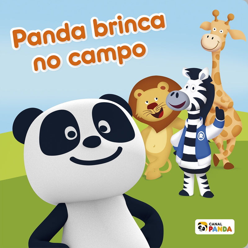 Canal Panda - Panda Brinca no Campo   Livro-puzzle