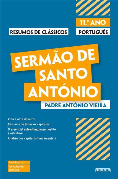 Resumos de Clássicos - Sermão de Santo António - 11º Ano de Conceição Coelho e Maria de Fátima Santos