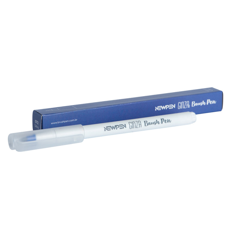 Marcador Ginza Pro Brush Pen Azul Safira