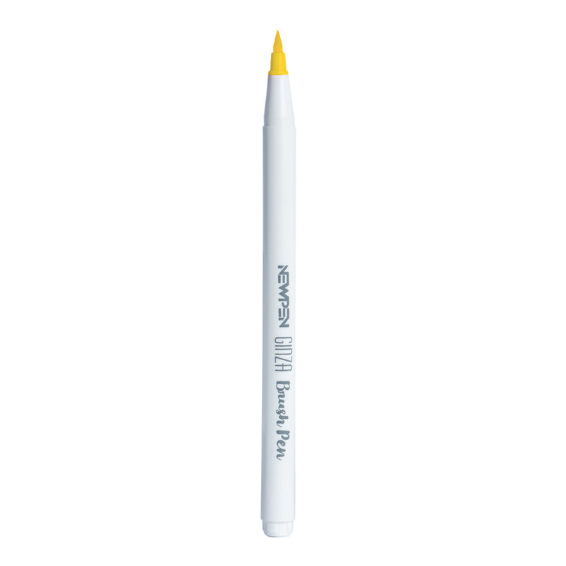 Marcador Ginza Pro Brush Pen Amarelo