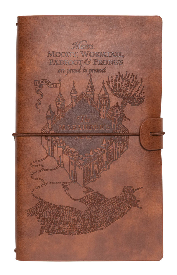 Caderno Capa Couro - Harry Potter