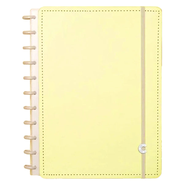 Caderno A4 Amarelo Pastel