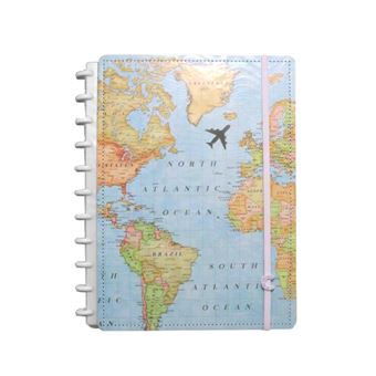 Caderno A4 Mapa Mundi Edição Especial Gocase