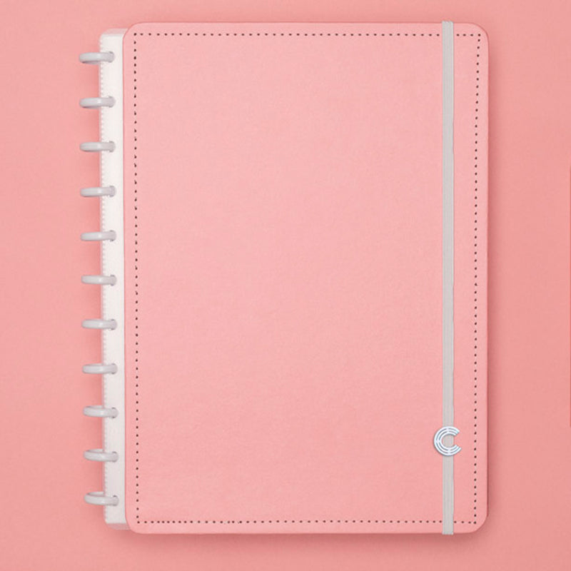 Caderno Grande Rosa Pastel
