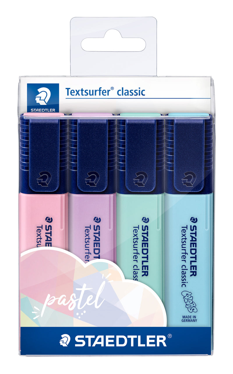 Marcador Fluor Triplus Textsurfer Pastel 4 unidades
