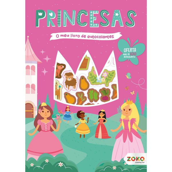 Princesas   o Meu Livro Autocolante