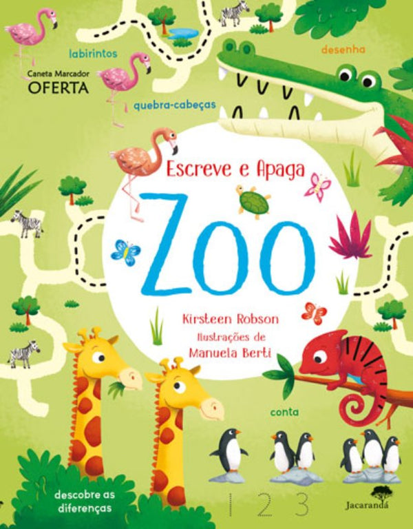 Escreve e Apaga - Zoo  de Kirsteen Robson