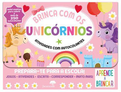 Brinca com os Unicórnios   Atividades com Autocolantes