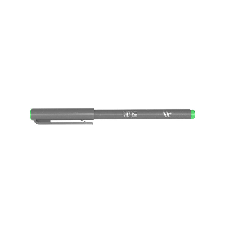 Marcador Ginza Nano Brush Pen Verde Longe