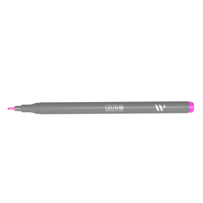 Marcador Ginza Nano Brush Pen Rosa Magic