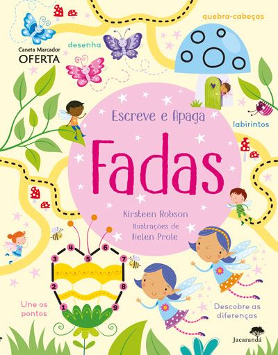 Escreve e Apaga - Fadas - Jacarandá Infantis e Juvenis