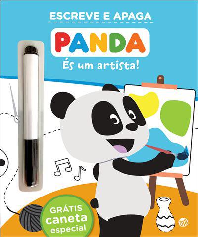 Panda - És um Artista!   Livro de Atividades com Oferta de Caneta Especial