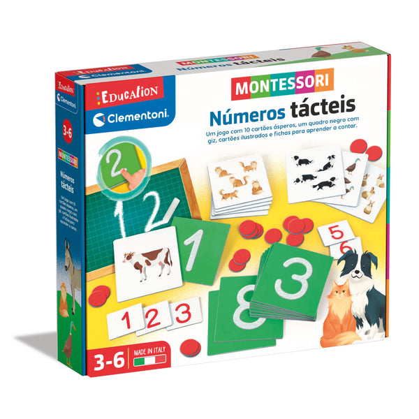 Jogo Montessori - Números Tácteis