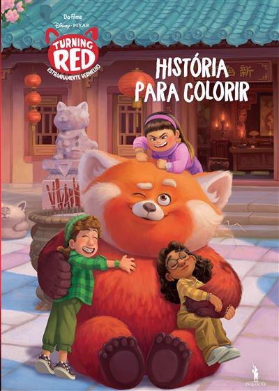 Turning Red - Estranhamente Vermelho - História para Colorir