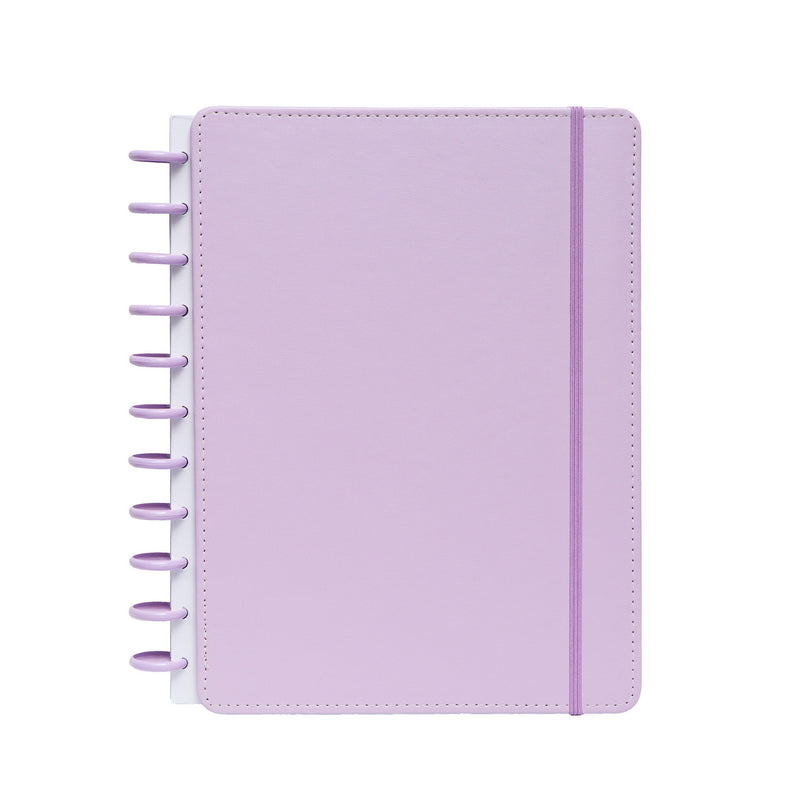 Caderno Smart A4 Pautado 80 folhas Elástico/Suporte Esferógrafica Lilás
